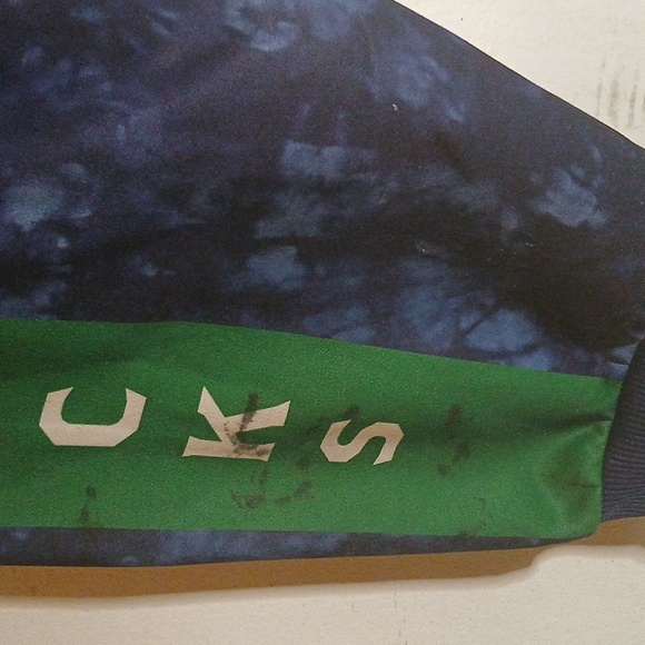 Vancouver Canucks tie dye joggers brand NHL SIZE L COLORS GREEN AND BLUE TIE DYE - Picture 6 of 12